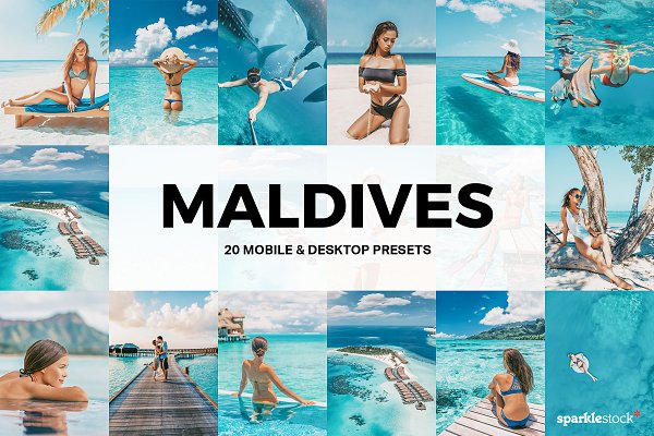 Download 20 Maldives Lightroom Presets LUTs
