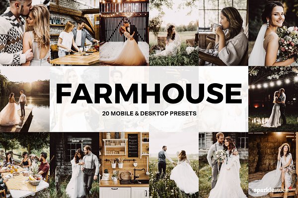 Download 20 Farmhouse Lightroom Presets LUTs