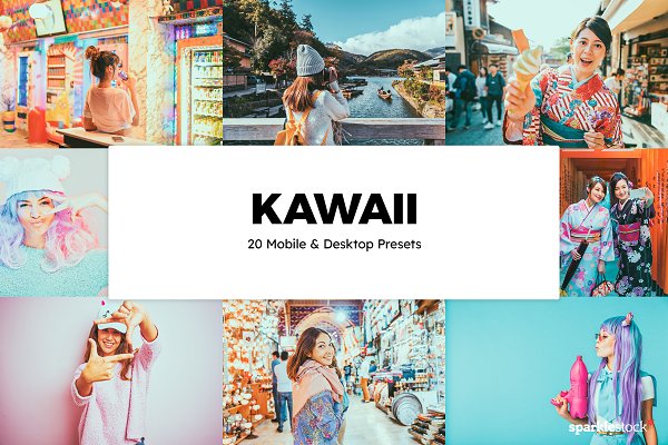 Download 20 Kawaii Lightroom Presets & LUTs