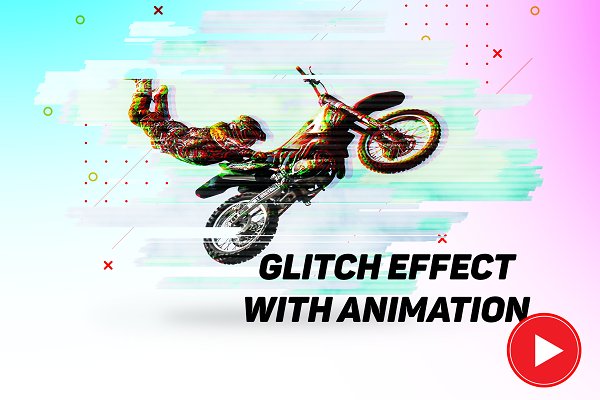 Download Glitch effect with GIF animation 2