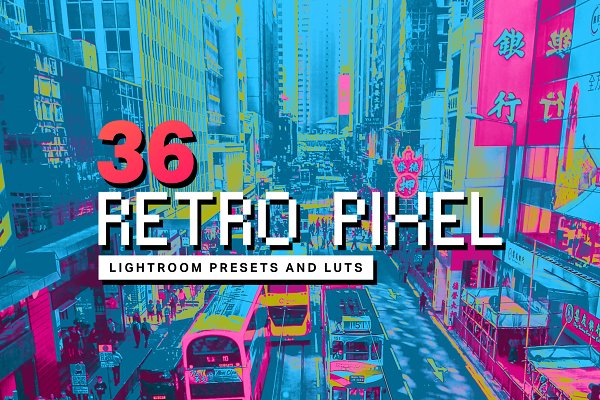 Download 36 Retro Pixel Lightroom Presets