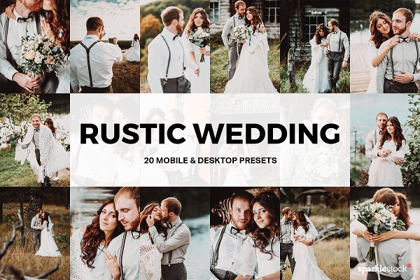 Download 20 Rustic Wedding Lightroom Presets