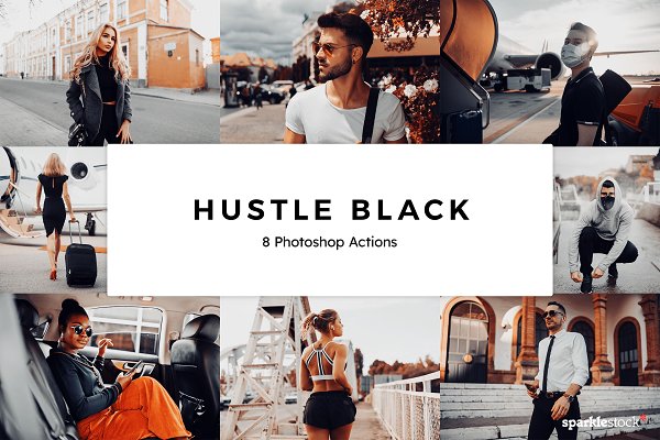Download 8 Hustle Black Photoshop Actions
