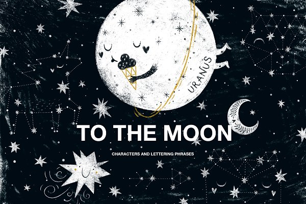Download To the Moon - Space characters