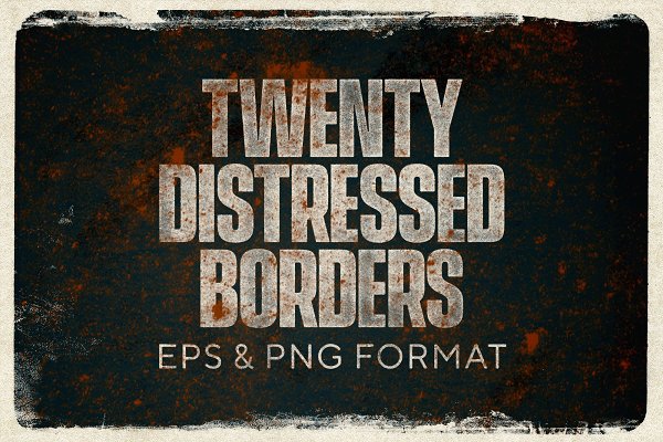 Download 20 Distressed Borders