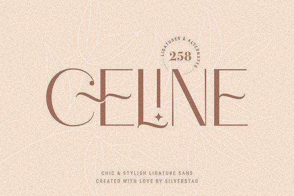 Download Celine - Chic Ligature Sans & Extras
