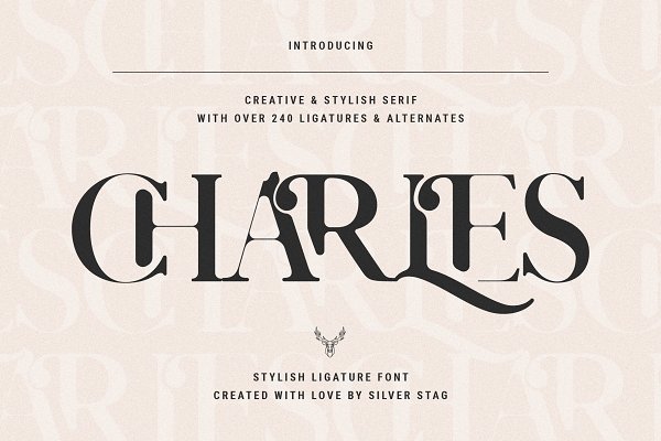 Download Charles - Chic Ligature Serif Font