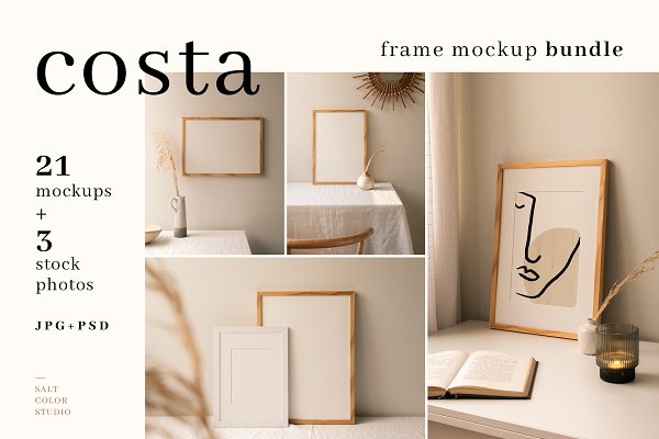Download Costa - Frame Mockup Bundle