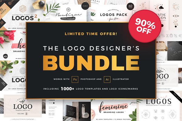 Download 90% OFF - The Logo Designer's Bundle