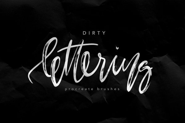 Download Procreate Dirty Lettering Brushes
