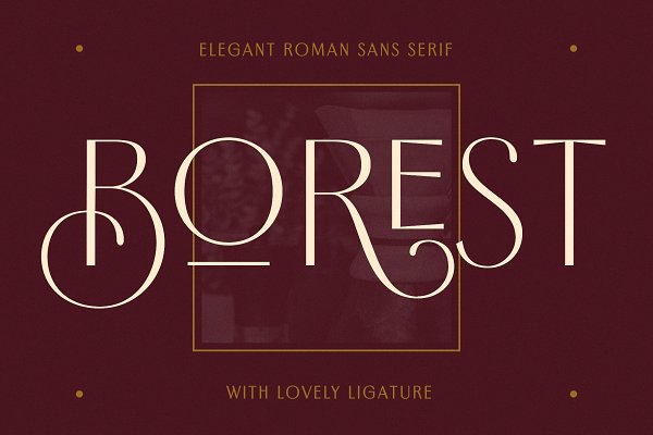 Download Borest - Elegant Roman Sans Serif