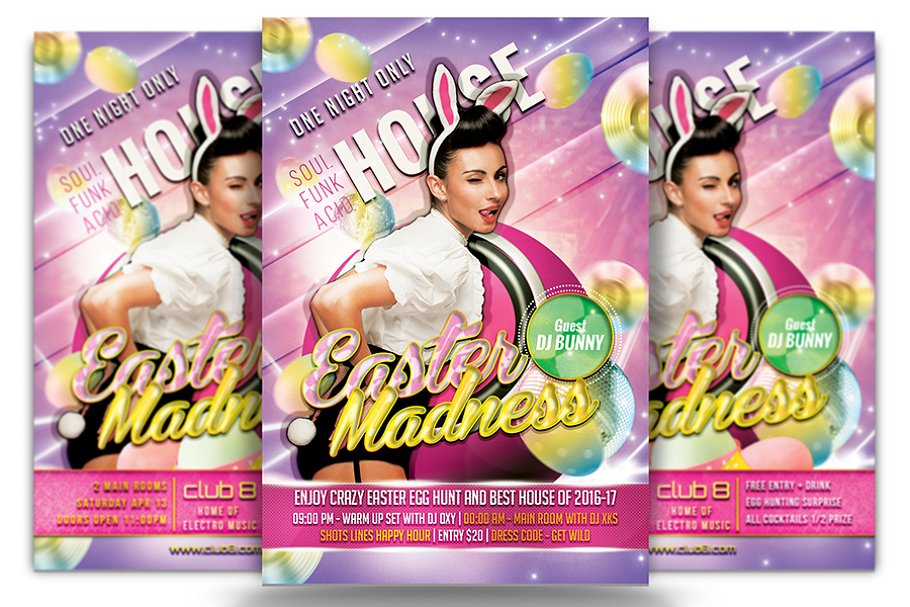 Download Easter Madness Flyer Template