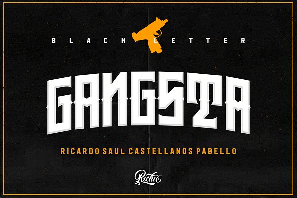 Download Gangsta (Chicano Font)