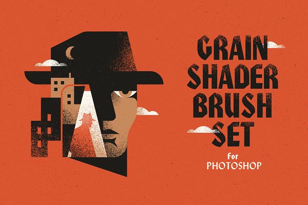 Download Grain Shader Brush Set for Photoshop