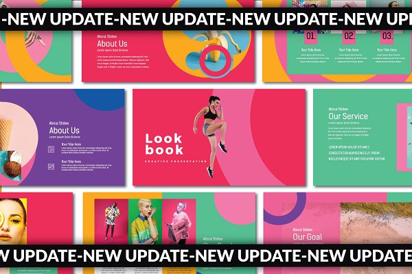 Download LookBook Pastel Keynote 2.0 - Update