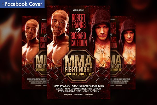 Download MMA Fight Night Showdown Flyer