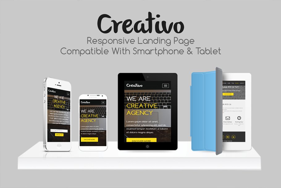 Download Creativo - Responsive Landing Page