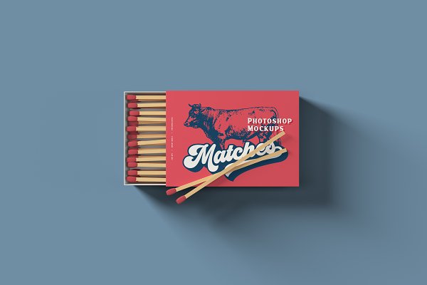 Download Matches Box Mockups