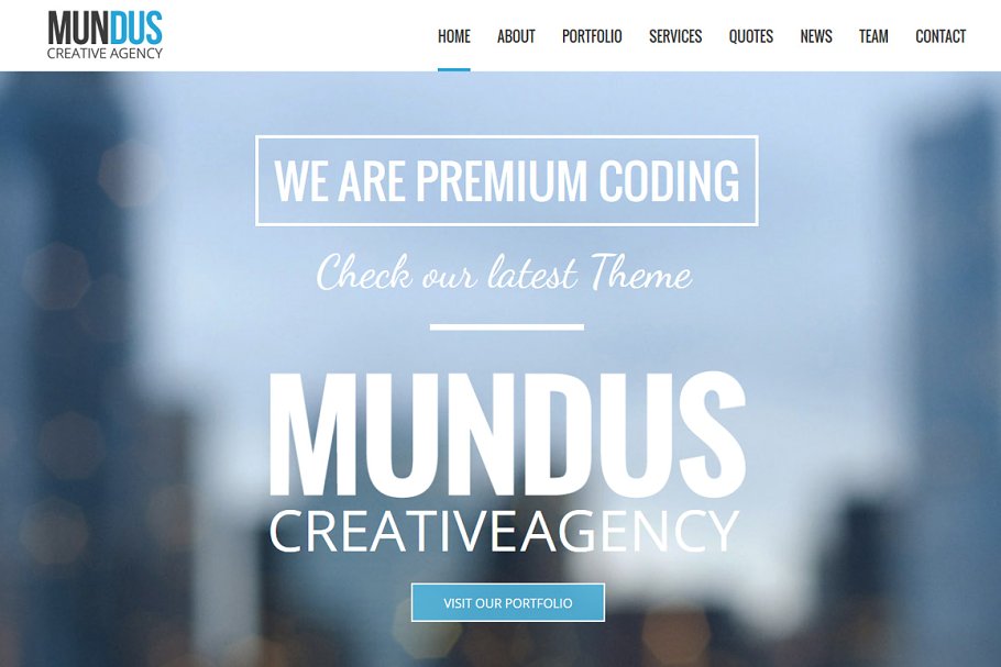 Download Mundus - Business One Page Wordpress
