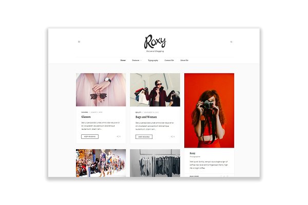 Download Roxy - WordPress Blog Theme