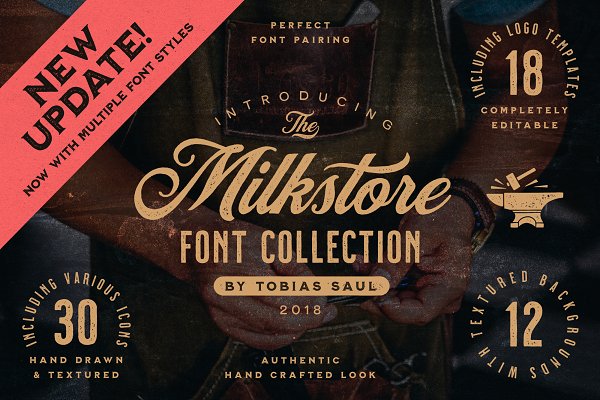 Download Milkstore Font Collection