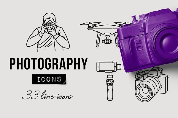 Download Camera & Photography Icons Pack