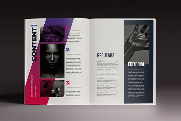 Download Gradient Magazine Indesign Template