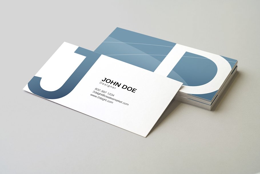 Download 90x50 Business Card Mockup