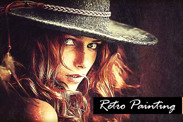 Download Retro Painting PS Action
