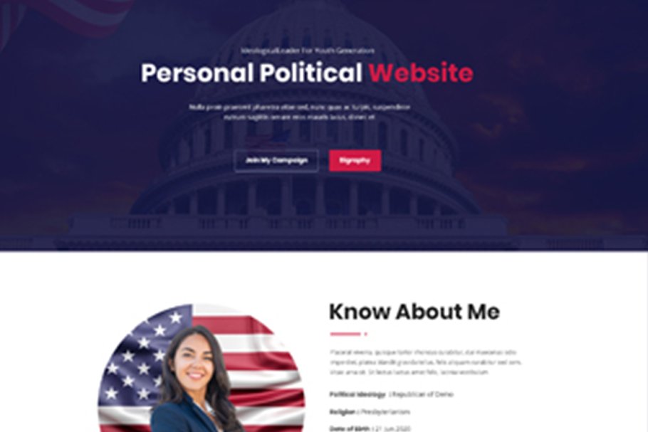 Download Politica - Political HTML Template
