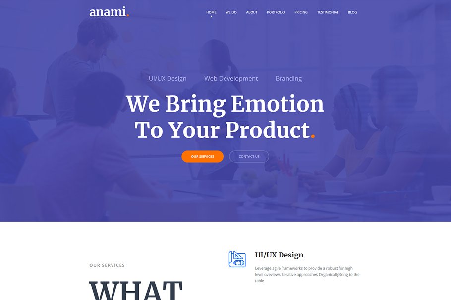 Download Anami - Creative Agency Template