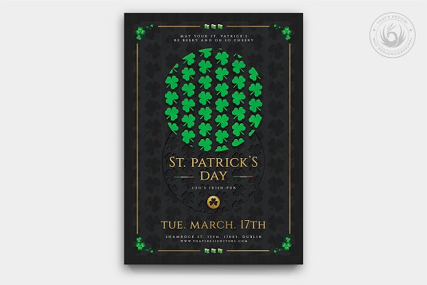 Download St Patricks Day Flyer Template V11