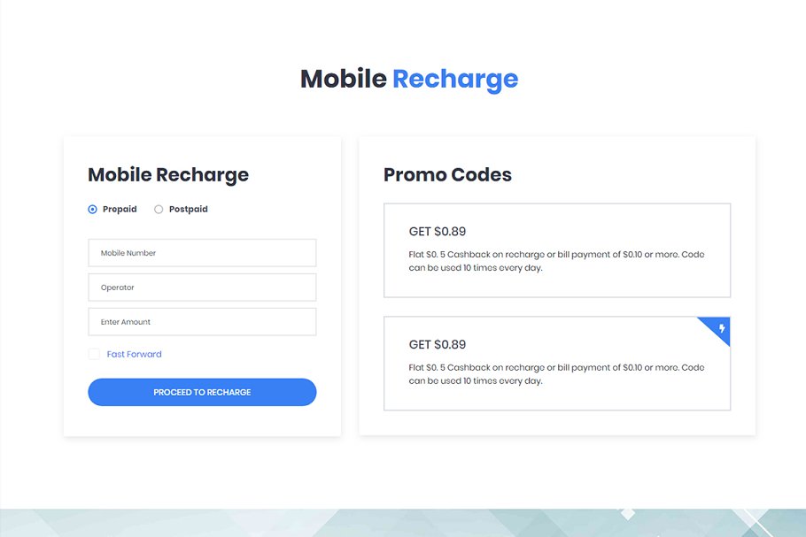 Download RechargePro-Online Recharge Template