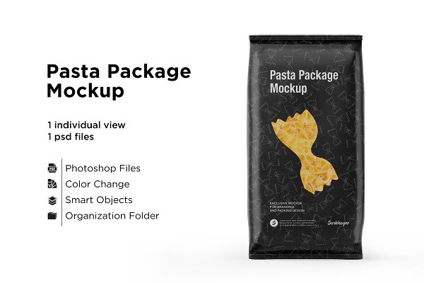 Download Pasta Package Mockup
