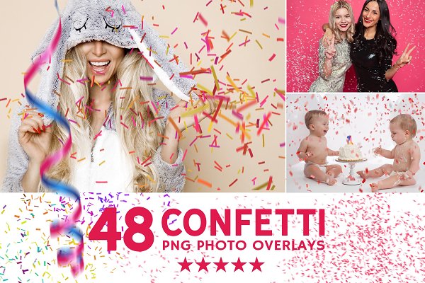 Download 48+ Confetti Photo Overlays