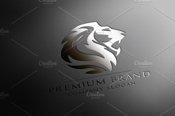 Download Premium Lion Logo & Mock-Up - Vector