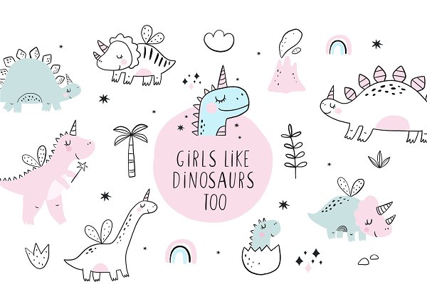 Download Girls Like Dinosaurs too