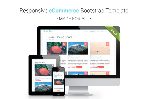 Download eCommerce Bootstrap Template