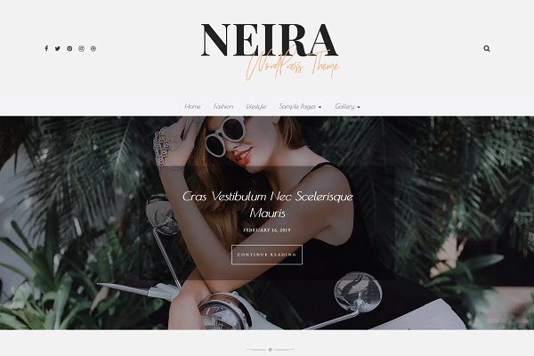 Download Neira - Feminine WordPress Theme