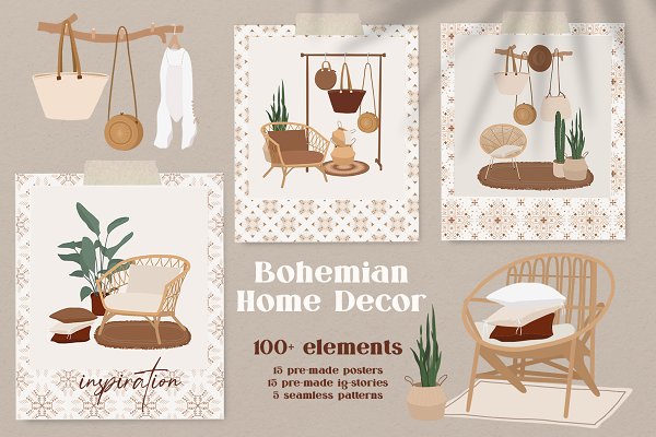 Download Bohemian Home Decor collection