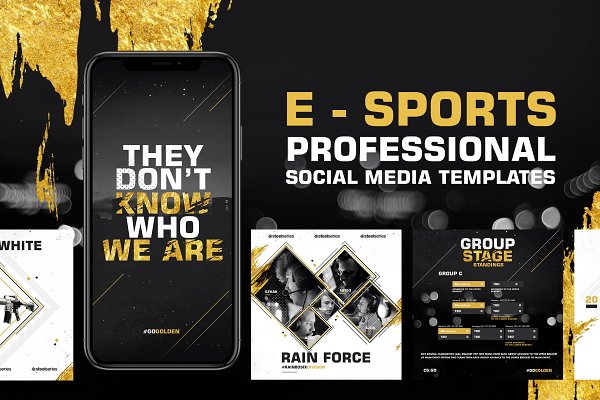 Download E - Sports Social Media Template