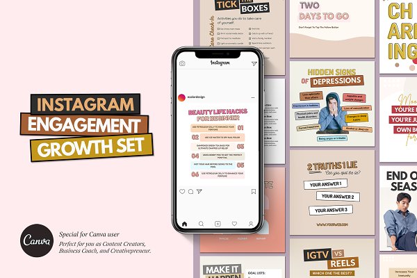 Download Instagram Engagement Growth Set