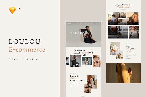 Download Loulou Fashion E-commerce Template