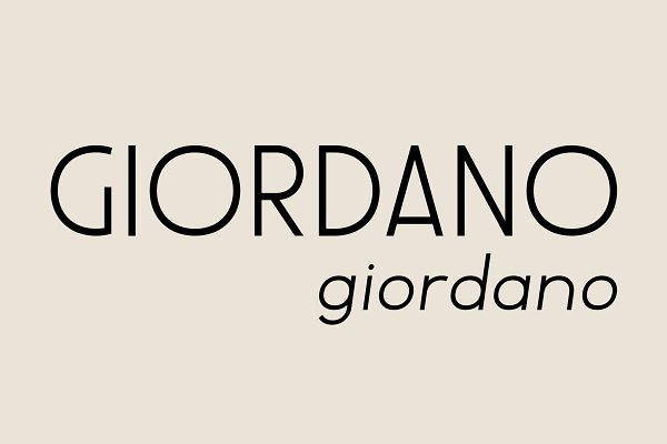 Download Giordano – Font Family
