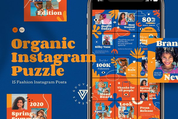 Download Organic 15 Instagram Puzzle