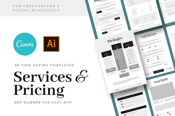Download Services & Pricing Guide Templates