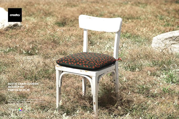 Download Rustic Chair Cushion Mockup Set