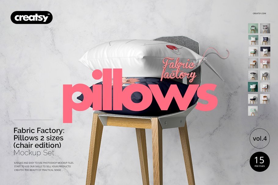 Download Fabric Factory v4: Pillows on chairs