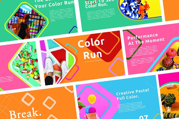 Download Creative Color Run - Powerpoint