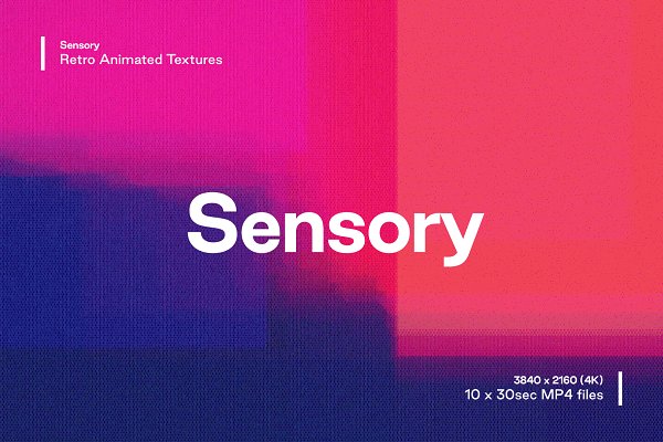 Download Sensory - Retro Animated Textures